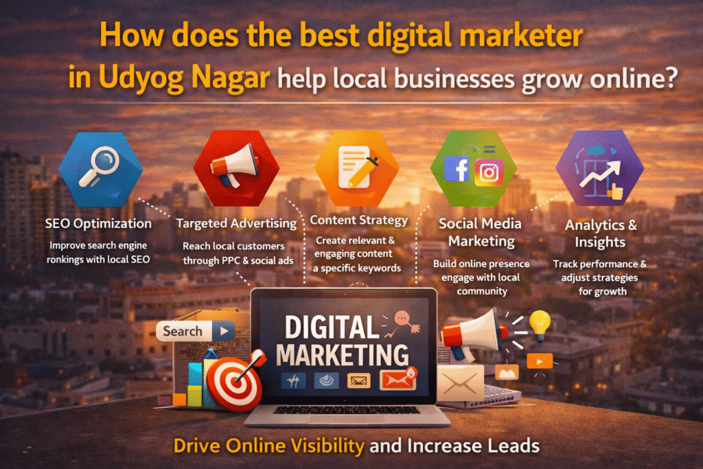 Best Digital Marketer In Udyog Nagar in 2026